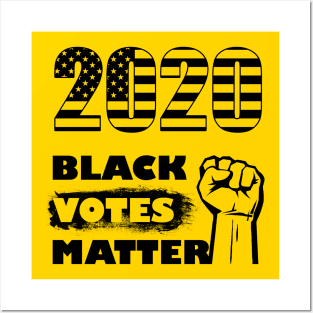 Black Votes Matter Posters and Art